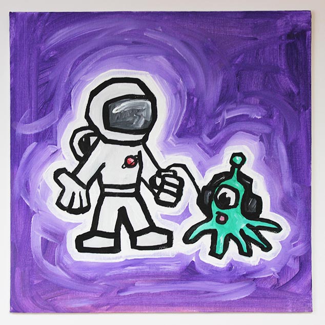 astronaut alien music