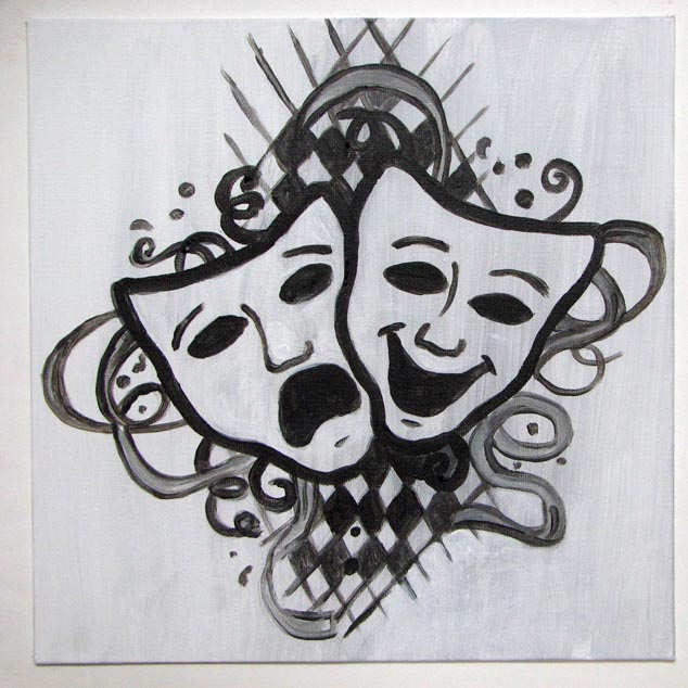 Маски театра рисунок. Театральные маски. Маски символ театра. Театральные маски стилизованные. Две театральные маски.