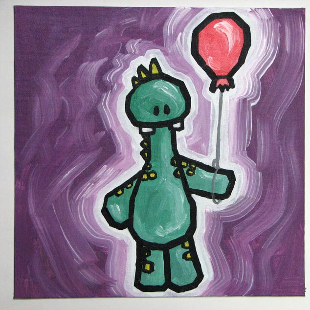 balloon dinosaur
