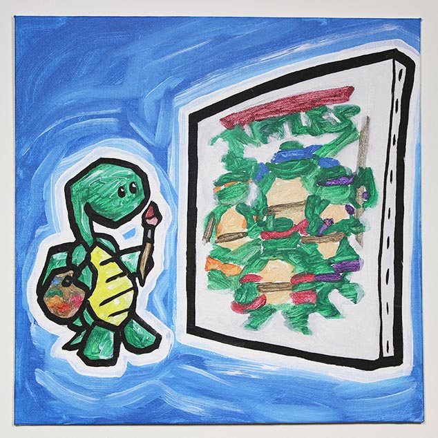painting teenage mutant ninja turtles