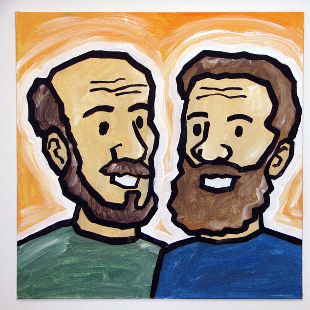 two bearded men