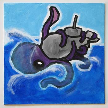 Octopus Submarine Battle