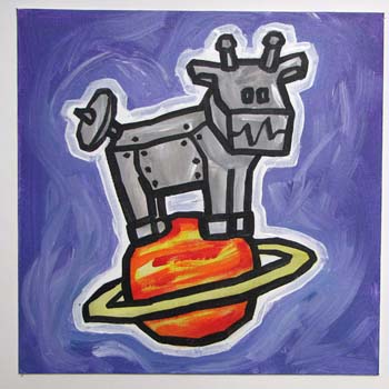 Robocow In Space