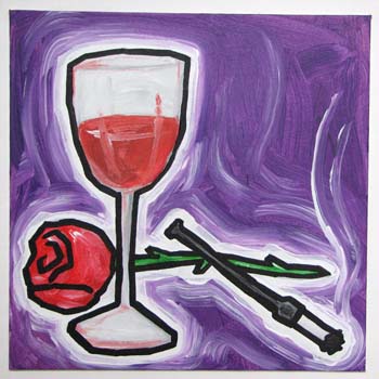 Wine Rose And Cigarette