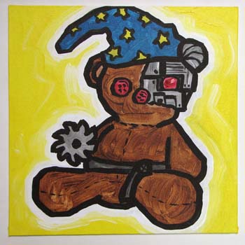 Wizard Cyborg Ninja Teddy Bear