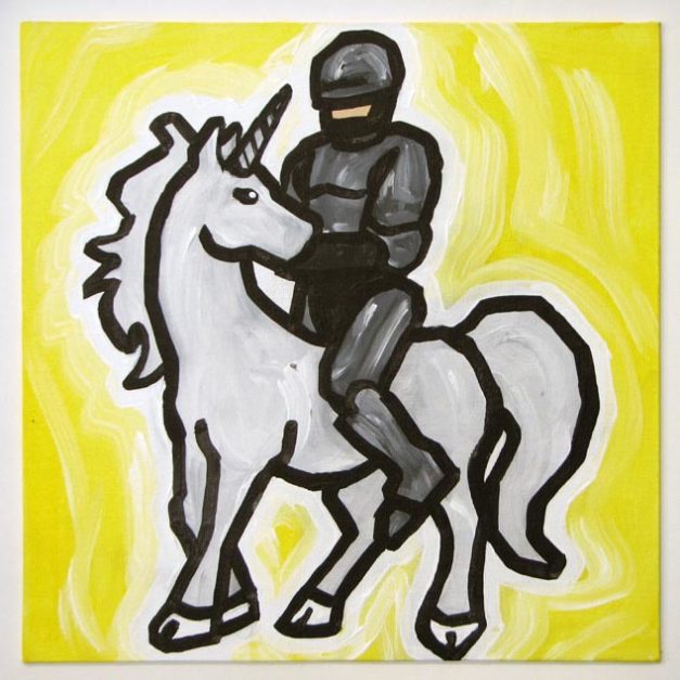 Robocop On A Unicorn