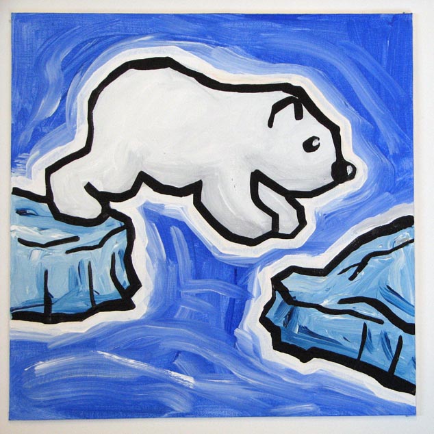 Jumping Polar Bear