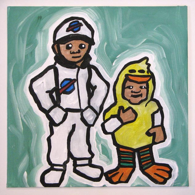 Astronaut And Bird Costume Kids