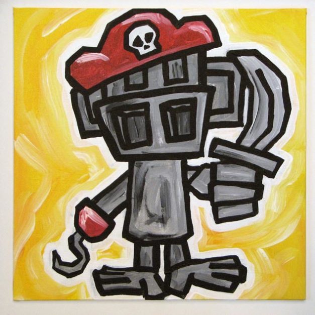 Robot Monkey Pirate