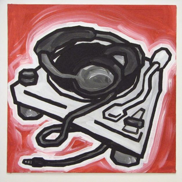 Headphones On A Turntable