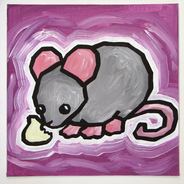 Rat Eating White Chocolate Chip