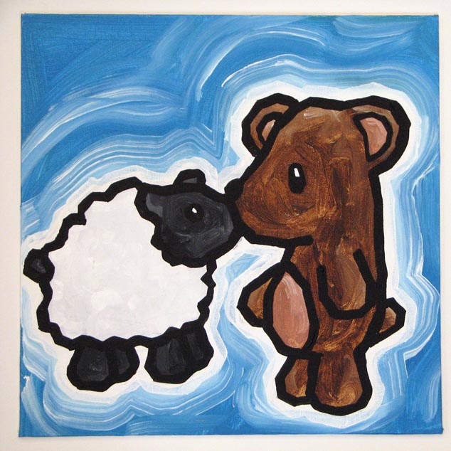 Sheep With Bear