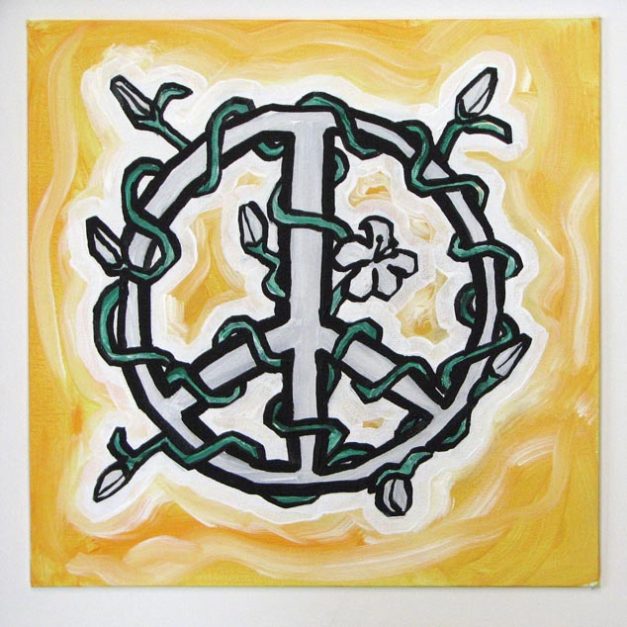 Lilies On Peace Sign