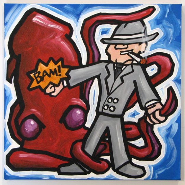 Squid And Gangster Fight