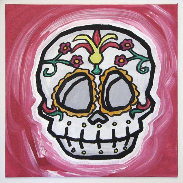 Day Of The Dead Skull IV