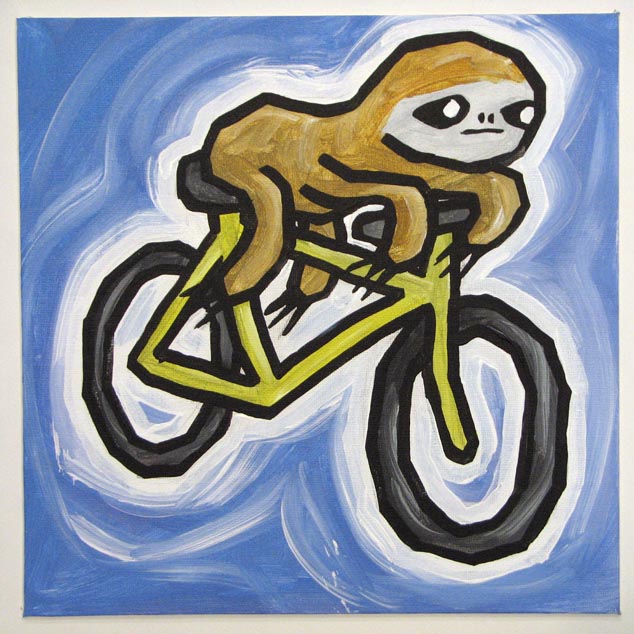 Biking Sloth