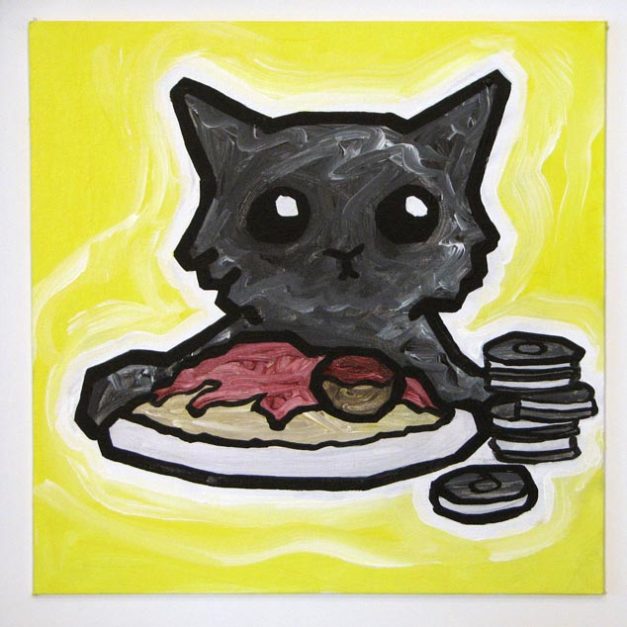 Spaghetti Cat With Oreos