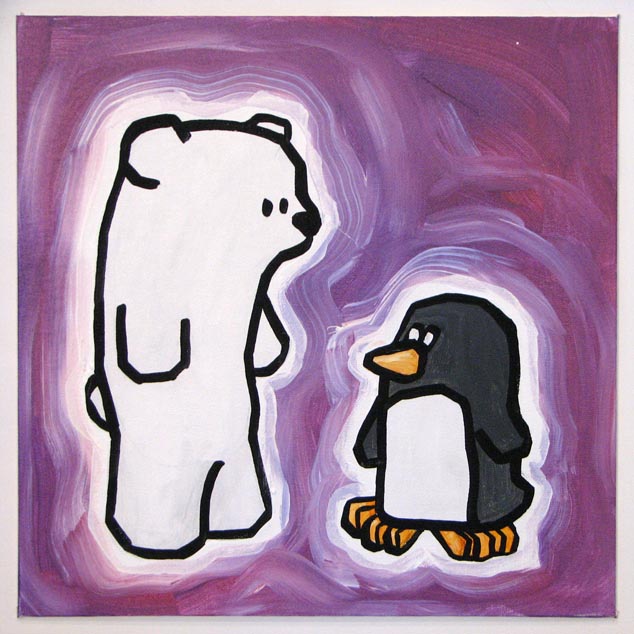Polar Bear And Penguin