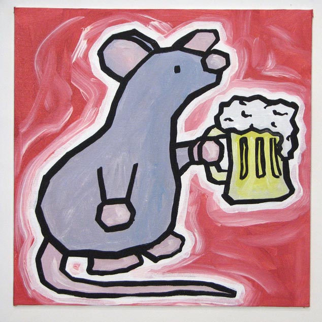 Rat With Beer