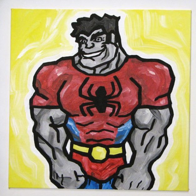 Bizarro In Spiderman Shirt