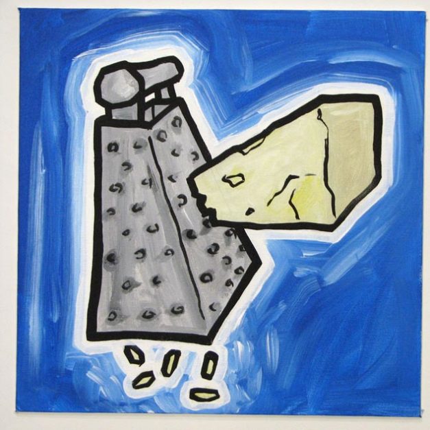 Cheese Grater And Cheese