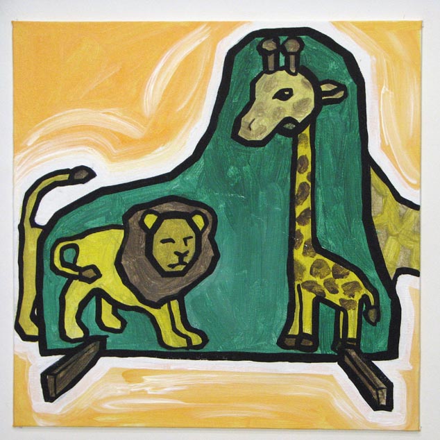 Lion And Giraffe Photo Op Board