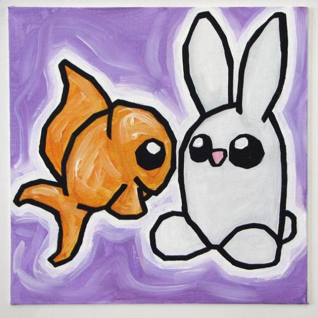Goldfish And Bunny