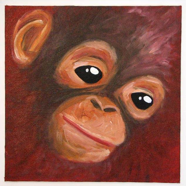 Orangutan Face II