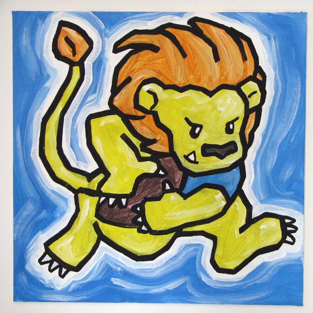 Lion With Football