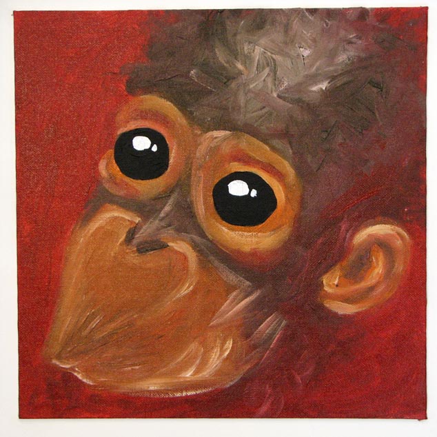 Orangutan Face IV