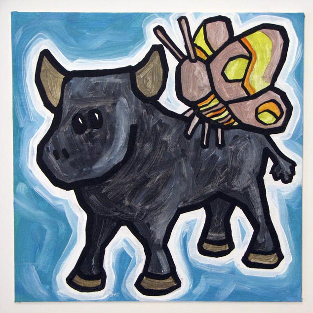 Moth Riding Bull