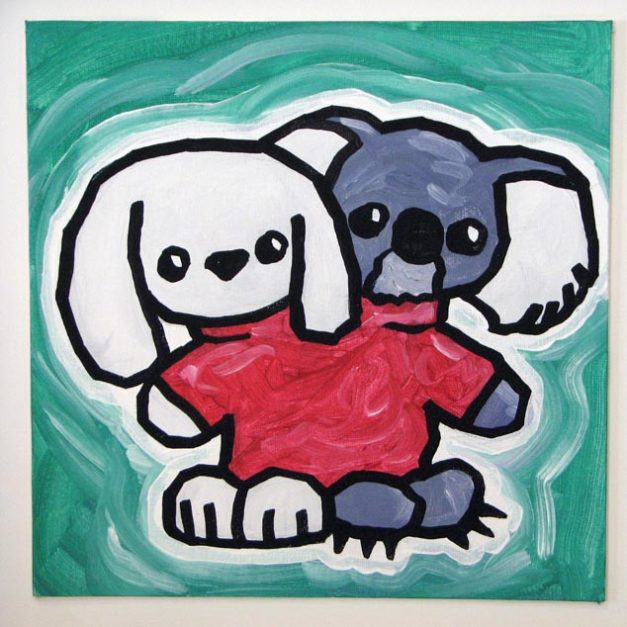 Bunny And Koala In Sweater