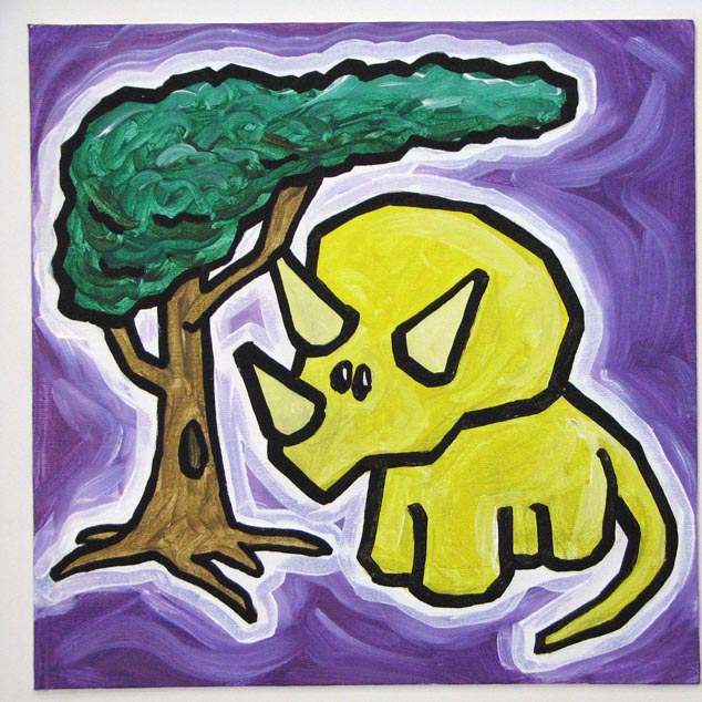 Tree And Dinosaur