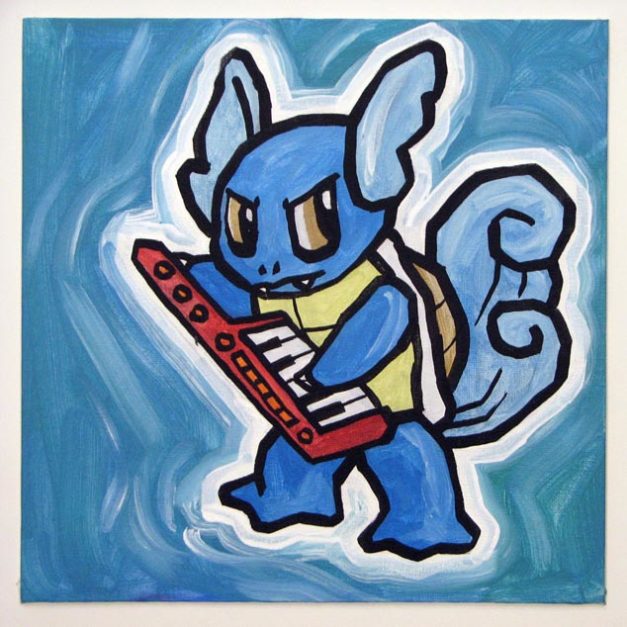 Wartortle Playing Keytar
