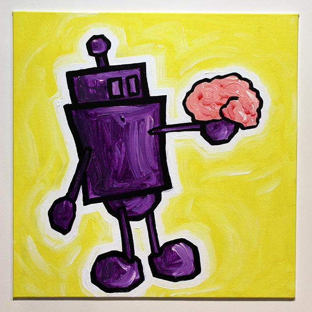 Robot Studying Brain #2