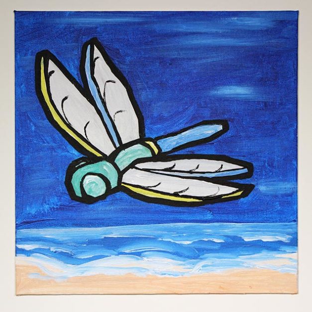 Dragonfly At Beach