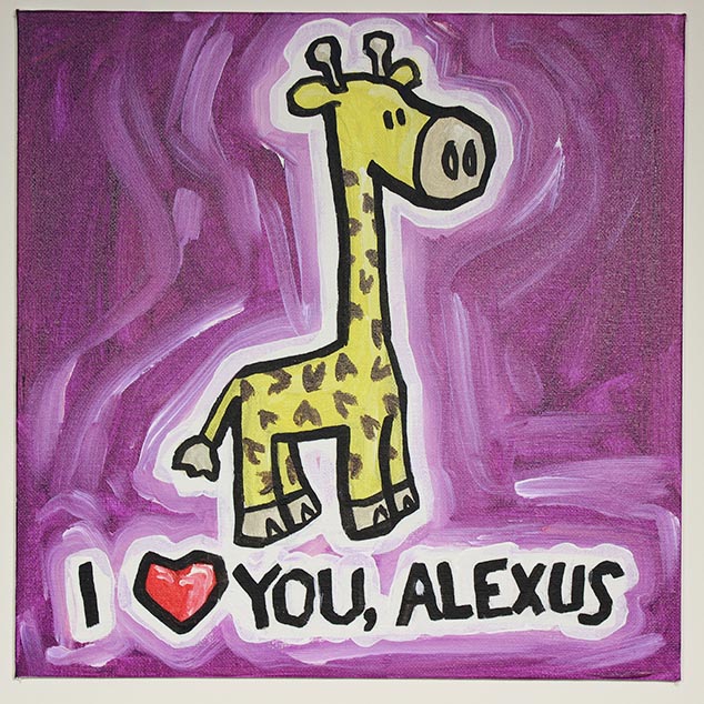 I Love You Alexus Giraffe