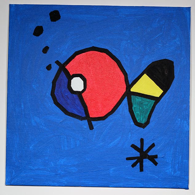 Fish In The Style Of Miró