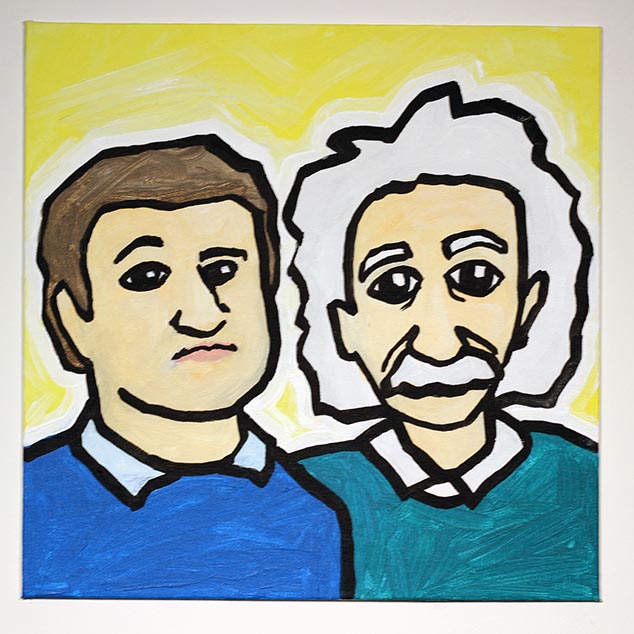 John Belushi And Albert Einstein