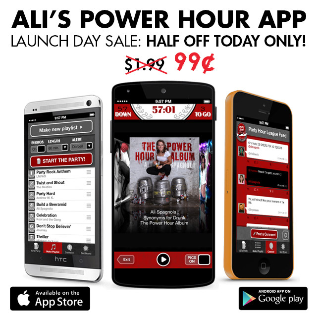 Power Hour App launching for iPhone and Android!