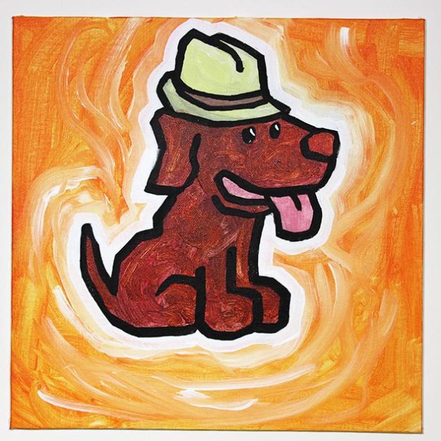 Dog With Fedora