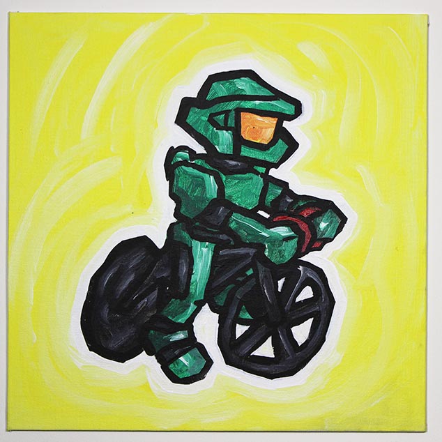Master Chief On A Bike