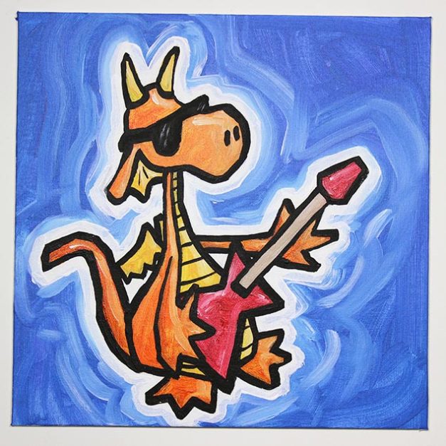 Dragon Guitarist