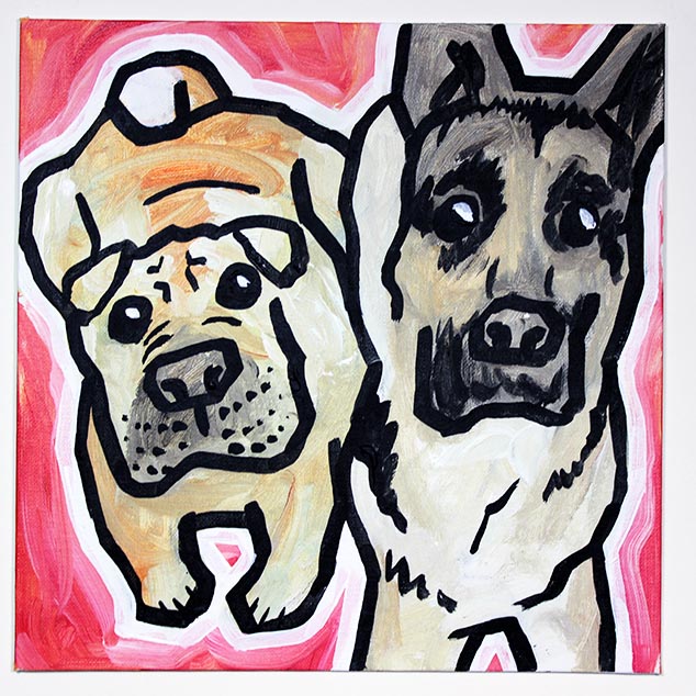 Two Dogs No. 7