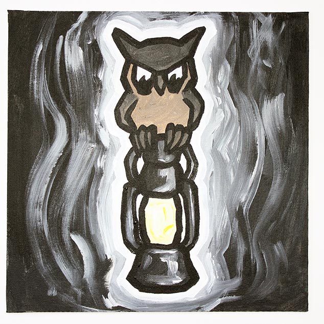 Owl With Lantern