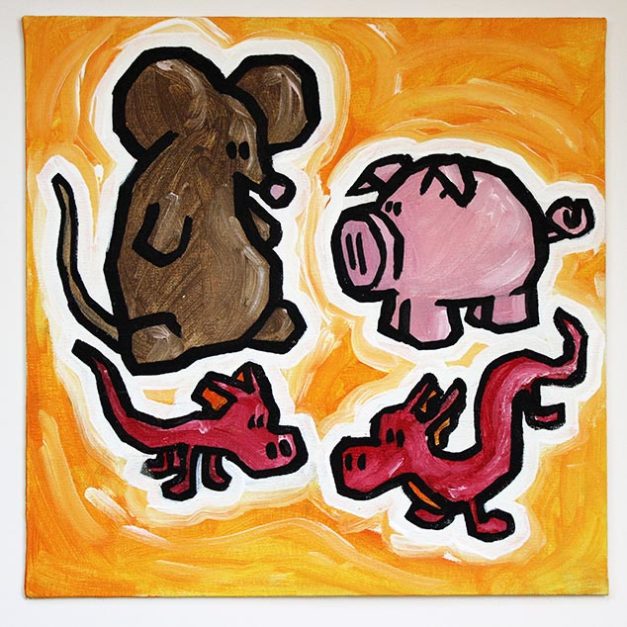 Rat, Pig And Dragons