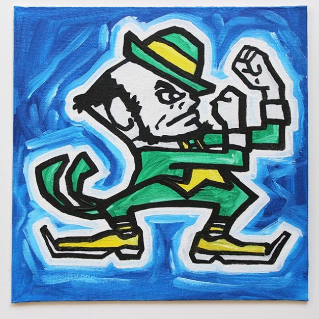 Notre Dame Leprechaun