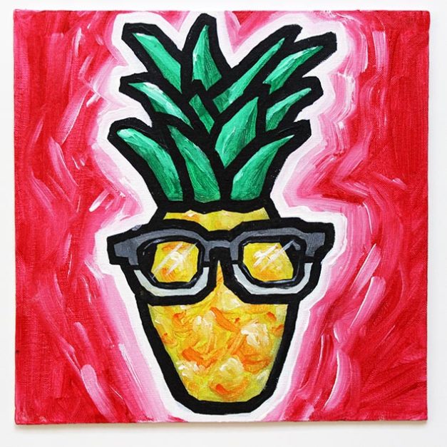 Pineapple With Glasses