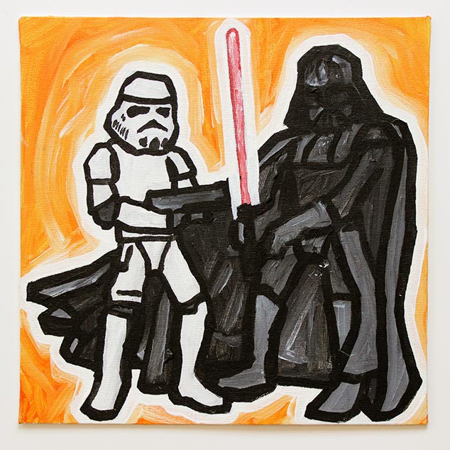 Stormtrooper And Darth Vader