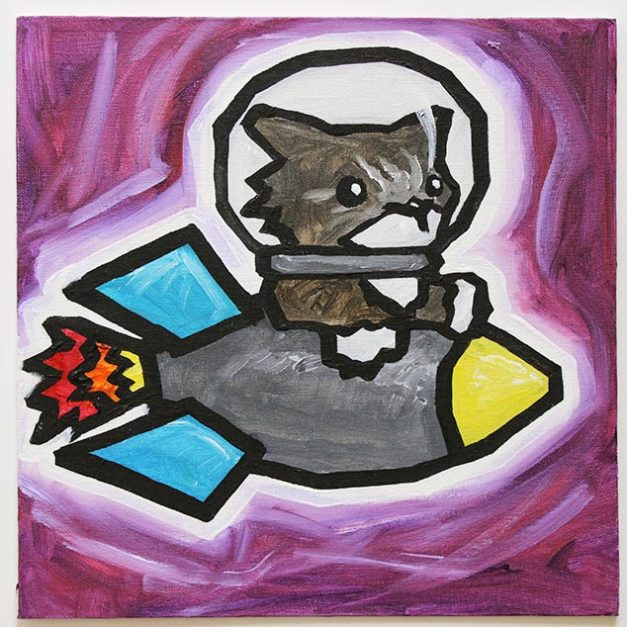 Cat In Rocket